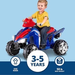 スパイダーマン　四輪バギー battery bikeの画像