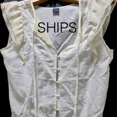 SHIPS 日本製レースブラウス
