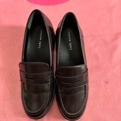 ローファー女子高生向け厚底1度使用