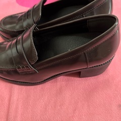 ローファー女子高生向け厚底1度使用の画像