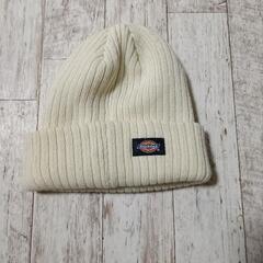 Dickies ビーニー ニット帽 白の画像