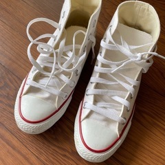 コンバース CONVERSE オールスター　白 の画像