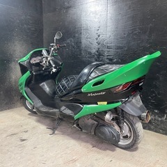 ★支払総額6.2万円★定休日なし！いつでも現車確認可能！ヤマハ マジェスティC 黒/緑 社外マフラー！ 社外エアクリ！ フルエアロ！ フロントマスク！の画像