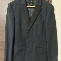 【ほぼ未使用】H&M テーラードジャケット ブラック メンズ おしゃれ