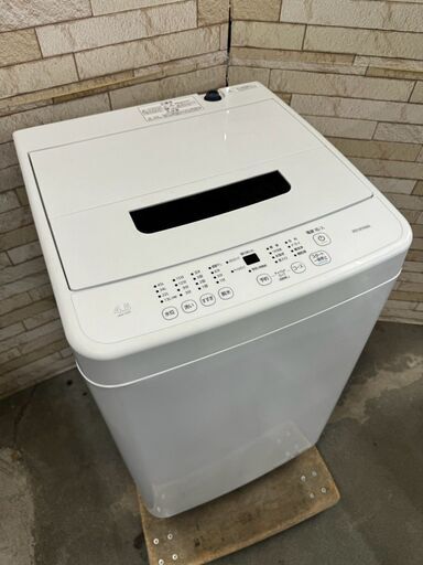 【美品】大阪送料無料★3か月保障付き★洗濯機★アイリスオーヤマ★4.5kg★2024年★IAW-T451★S699