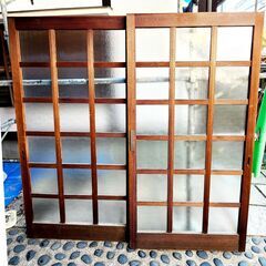 アンティークドア（引き違い建具）