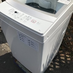 【受付終了】【23区近隣配送設置無料 】超美品 ニトリ 全自動 洗濯機 2020年製 6.0kg ホワイト  の画像