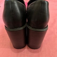 厚底ブーツローファー　12センチの画像