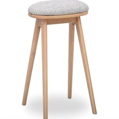 【美品】クッション付きスツール　ハイチェア