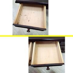 神居民芸 家具　座机 文机 デスク ローデスク 書斎 机 中古の画像