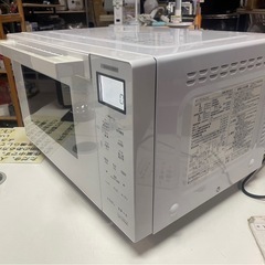 ヤマダホールディングス　YAMADA　オーブンレンジ　YMW-WT18J1　2021年製　電子レンジ　フラット庫内　ホワイト　白　稼働確認済　中古美品　④の画像