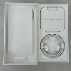 【美品】iPhone15 128GB 本体以外全て ブルーの画像