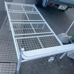 パイプベット　シングル　白　宮付き　コンセント付き　白黒　同商品...