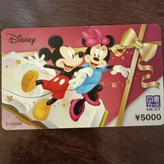 使用済図書カードディズニーミッキーマウス限定仕様　
