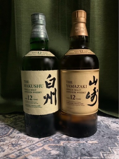 山崎12年、白州12年のセット