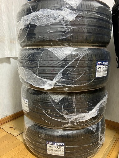 値下げ中！！他サイトにも掲載のため、早いものがちです！夏タイヤ　18インチ　　235/50 R18 タイヤ　ホイールのセット　アルファード　ヴェルファイア　　新品　未使用　2024年タイヤ