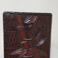 鎌倉彫小物入れ 3段の画像