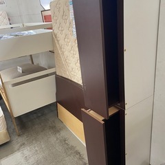 【愛品館 江戸川店 】 引き出し付き ダブルベッド NITORI（ニトリ）の画像