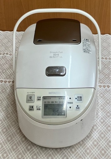 『取り引き中』中古品　日立IH圧力スチーム　ジャー　炊飯器1.8L　RZ-YV180M