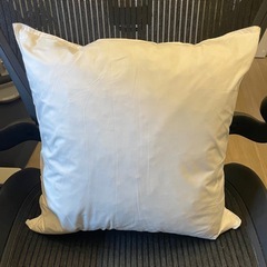 無印良品 羽毛クッション カバー付きの画像