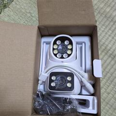 防水屋外2眼レンズ防犯カメラ