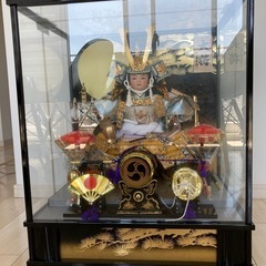 さしあげます　5月人形　ケース入りの画像