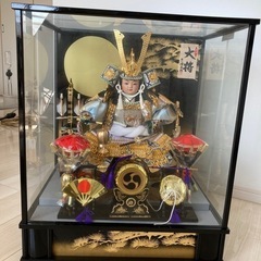 さしあげます　5月人形　ケース入り