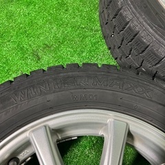 スタッドレスタイヤ　アルミ付き　175/65R15　アクアなど　ダンロップの画像