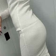 新品未使用タグ付き✨✨タートルタイトニットワンピの画像