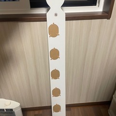 フォトフレーム付き身長計 🐈‍⬛身長計👶 インテリア ネコの画像