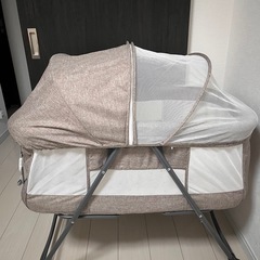 ベビーベッド　美品　ほぼ新品　値段相談