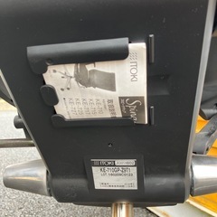 ITOKI　KE-710GV-Z9T1 スピーナチェア 背クロス ／肘なし/アルミ脚の画像