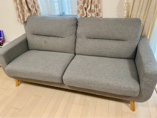 2人掛け　リビングソファー　ニトリ