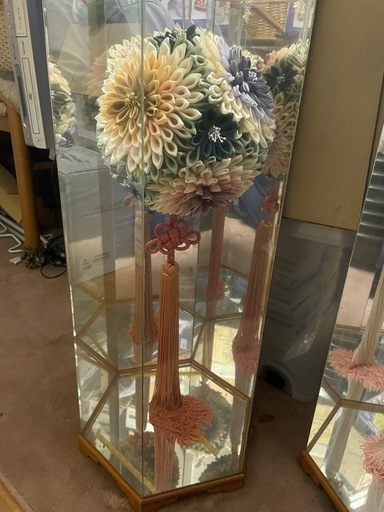 ちりめん細工　花鞠　手作り