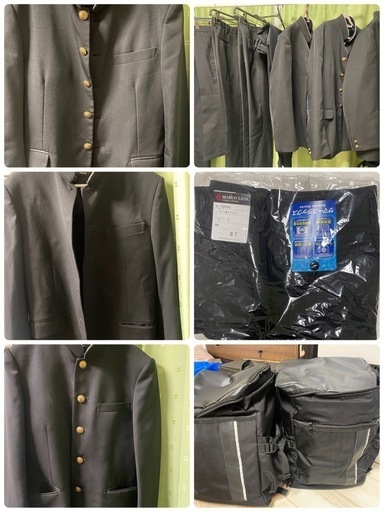 週末で削除します！制服、通学バッグ