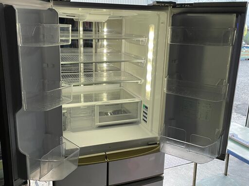 SHARP　冷蔵庫　４４０Ｌ　ＳＪ−ＸＦ４４Ｓ　プラズマクラスター搭載 ☆動作〇☆ 冷蔵庫 SHARP SJ-XF44X-S プラズマクラスター 440L 6ドア