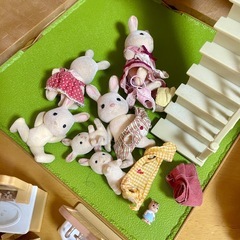 シルバニアファミリー あかりの灯る大きなお家 おでかけファミリーカー その他色々まとめの画像