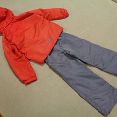 【スキーウェア キッズ用 上下セット IGNIO 130cm】の画像