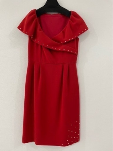 ラインストーン膝丈オーダーワンピース