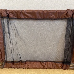 ベビーゲート　シンプルフェンスSブラウン