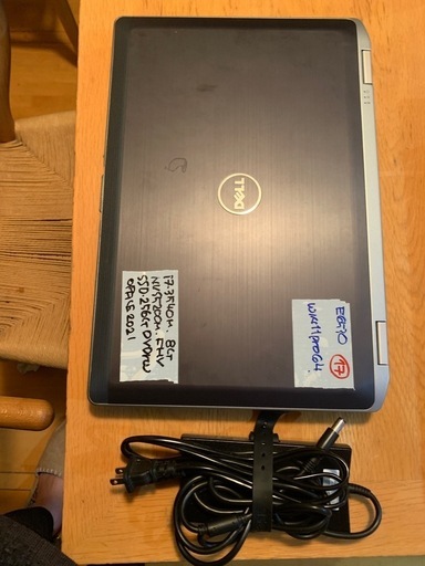 （売約済み)人気機種をWindows11 pro 64bit版で特価出品！Dell latitude E6530改その⑰　CPUi7 GPU NVIDIA NVS 5200MSSD240G memory8G office2021付