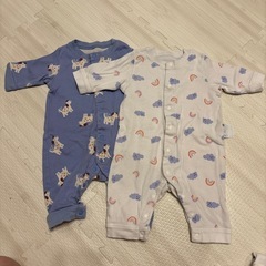 60cm ユニクロ　オーバーオール