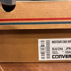コンバース ハイカット 25.0　黒 防寒 防水 防滑 スニーカー ウインター CONVERSE NEXTAR 1360の画像