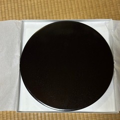 お話中　越前塗　お盆　の画像