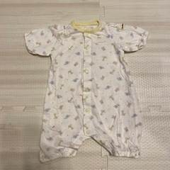 未使用　50〜60cmミキハウスHOTBISCUITS ロンパース