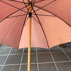 【訳あり)高級洋傘紅色の画像