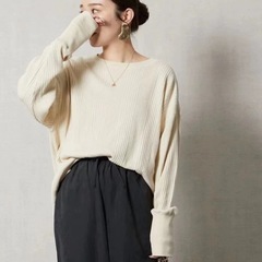 美品 FREAK’S STORE ニット長袖Tシャツの画像