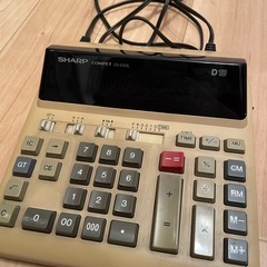 レトロ商品！SHARP CS-2221 電卓　