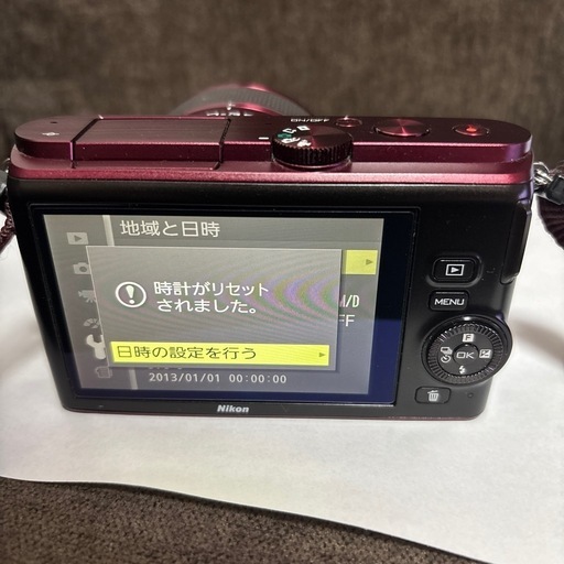 【美品】Nikon 1 J3 レッド ミラーレス一眼カメラ