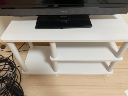ホワイト　テレビ台　分解可